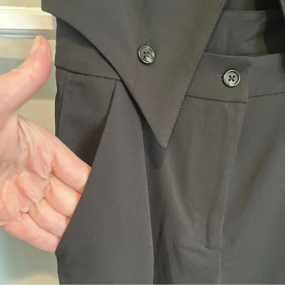 NWT Disturbia Damona Tailored Waistcoat Vest and Trouser Set Black Goth Sz 4 - Picture 10 of 16